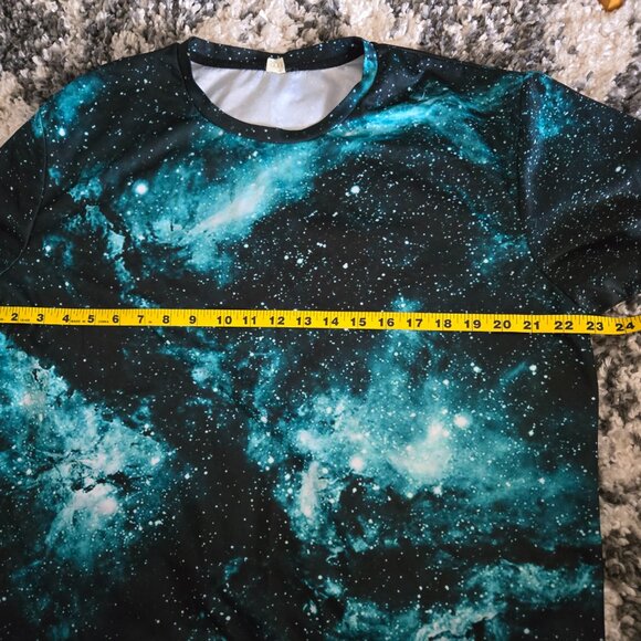 Men's Galaxy Style TShirt Size XL - Picture 4 of 5